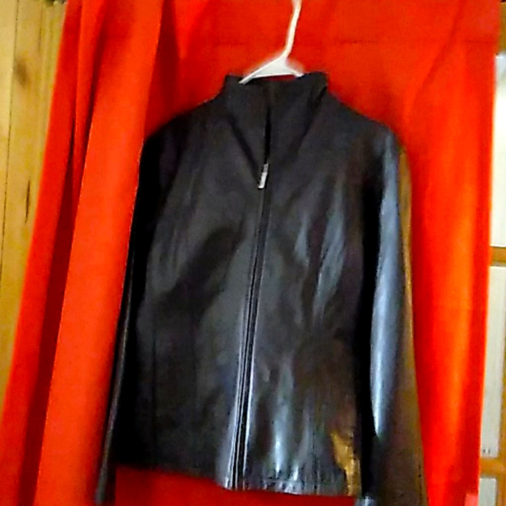 Brown Leather  Nine West Jacket